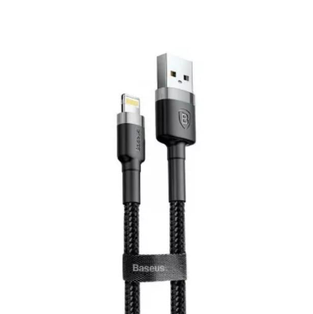 Кабель BASEUS Cafule USB to Lightning 2 A 3 м Gray/Black (559920)