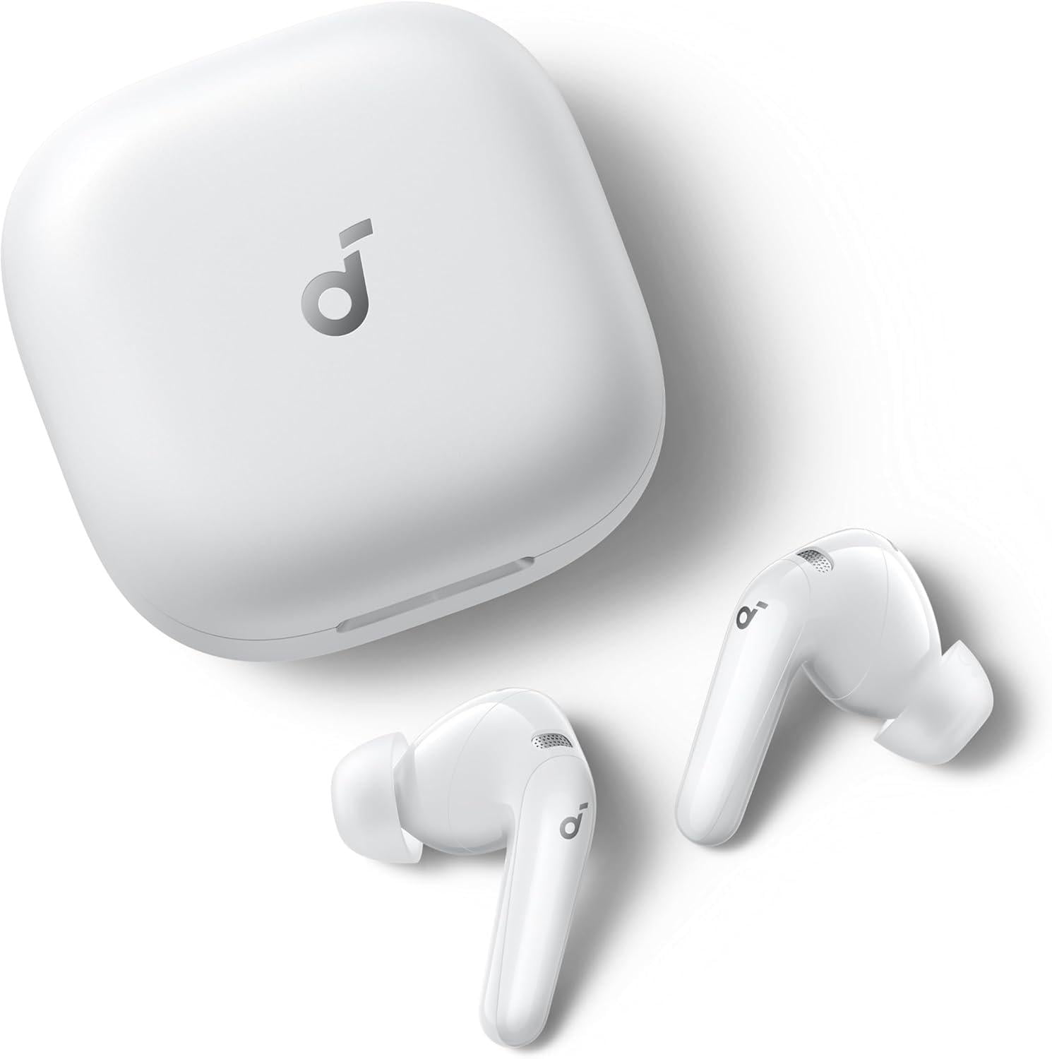 Наушники Anker Soundcore P31i R60i Real-Time Adaptive Noise Cancelling Headphones White (D1202)