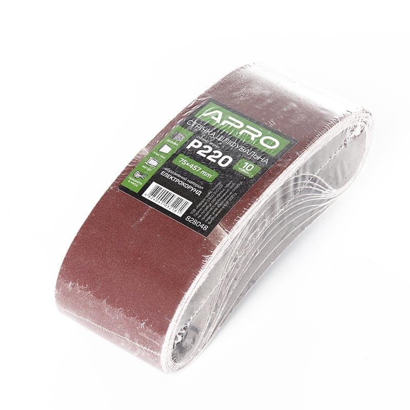 Стрічка шліфувальна нескінченна Apro P220 75x457 мм 10 шт. (18665534) - фото 2 Стрічка шліфувальна нескінченна Apro P220 75x457 мм 10 шт. (18665534) - фото 2