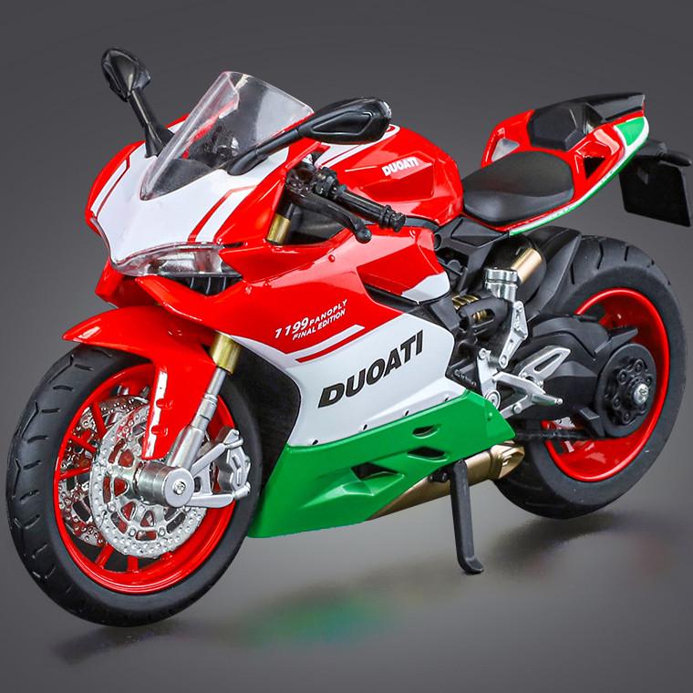 Мотоцикл TK Group Ducati 1199 Panigale 1:12 з металу з пластиком (2657882115) - фото 4 Мотоцикл TK Group Ducati 1199 Panigale 1:12 з металу з пластиком (2657882115) - фото 4