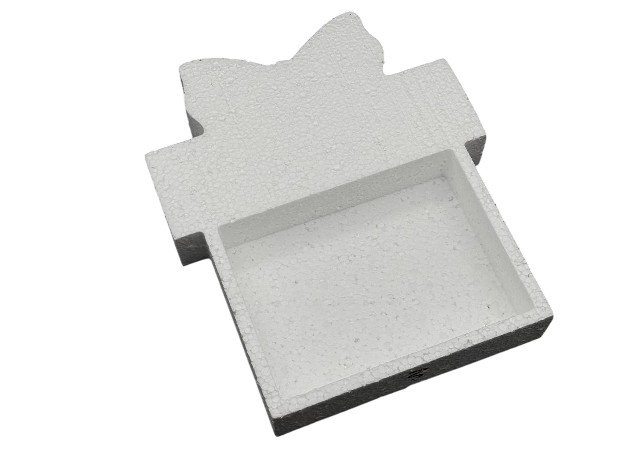 Пенобокс для декорирования пенопластовая заготовка для рукоделия 30х25,5 см Белый (PNB-003)