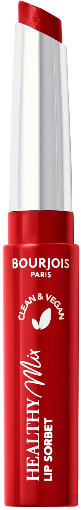 Бальзам для губ оттеночный BOURJOIS Healthy Mix Lip Sorbet 1,7 г №01 Chery Sundae (380088)