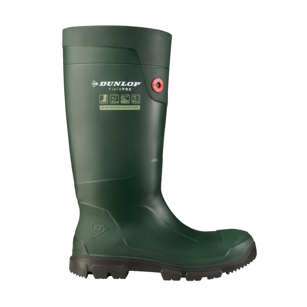 Сапоги резиновые Dunlop FieldPRO SRC до -20°С р. 46 Зеленый (арт. FG60E33) - фото 4