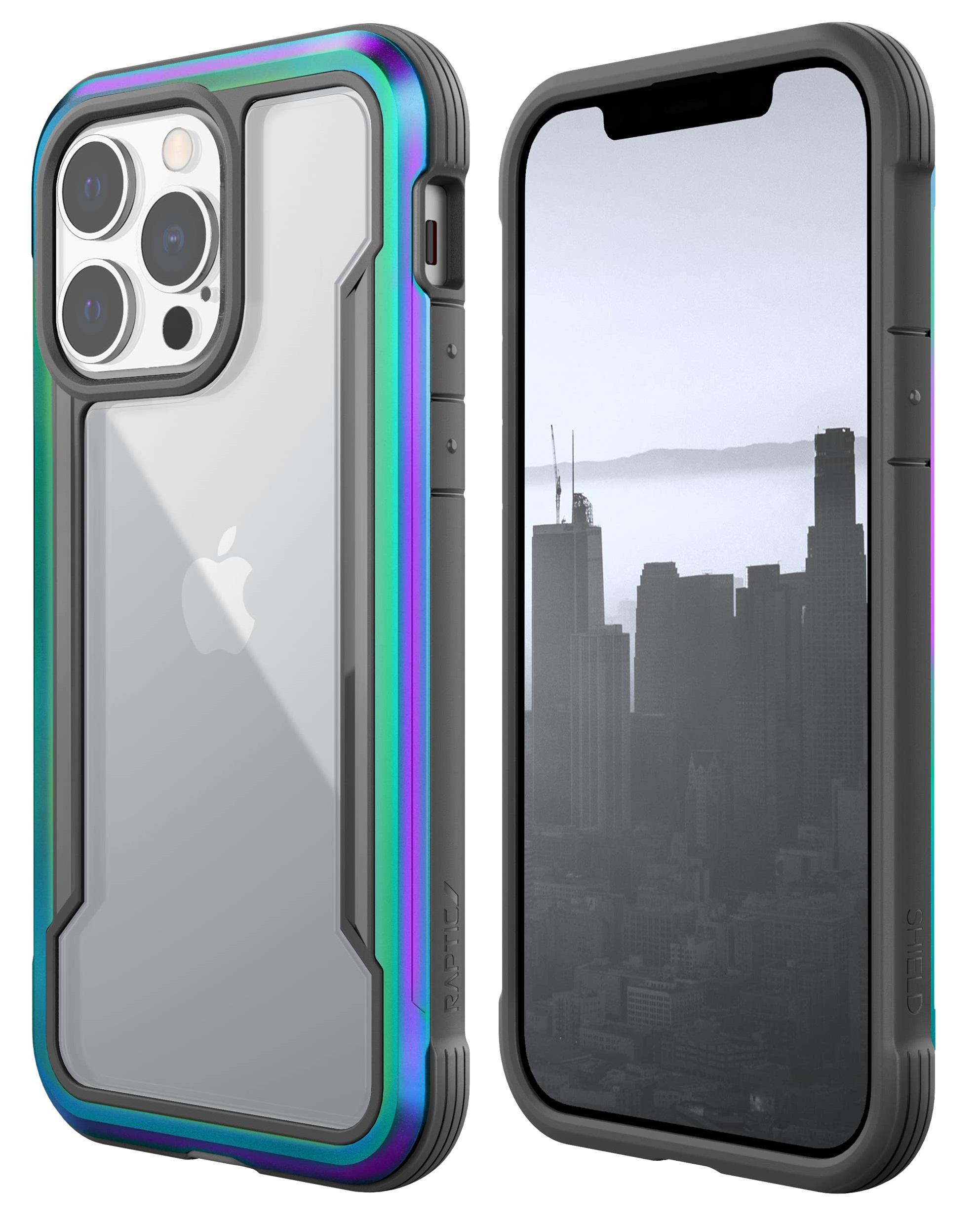 Чехол противоударный с антимикробным покрытием X-Doria Raptic Shield Pro Iphone 13 Pro (6.1") Blue - фото 13