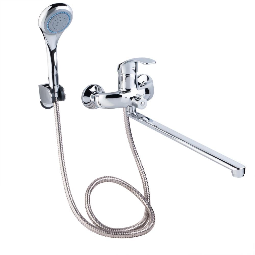 Змішувач для ванни Lidz Mars 005 з поворотним виливом з душовим гарнітуром k40 LDMAR005CRM34853 Chrome (2553560424)