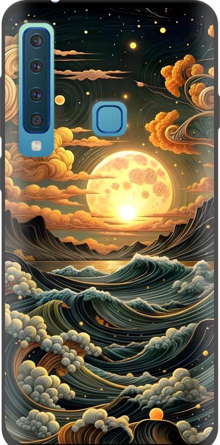 Чехол на Samsung Galaxy A9 (2018) Арт волны (6332b-1503-42517)