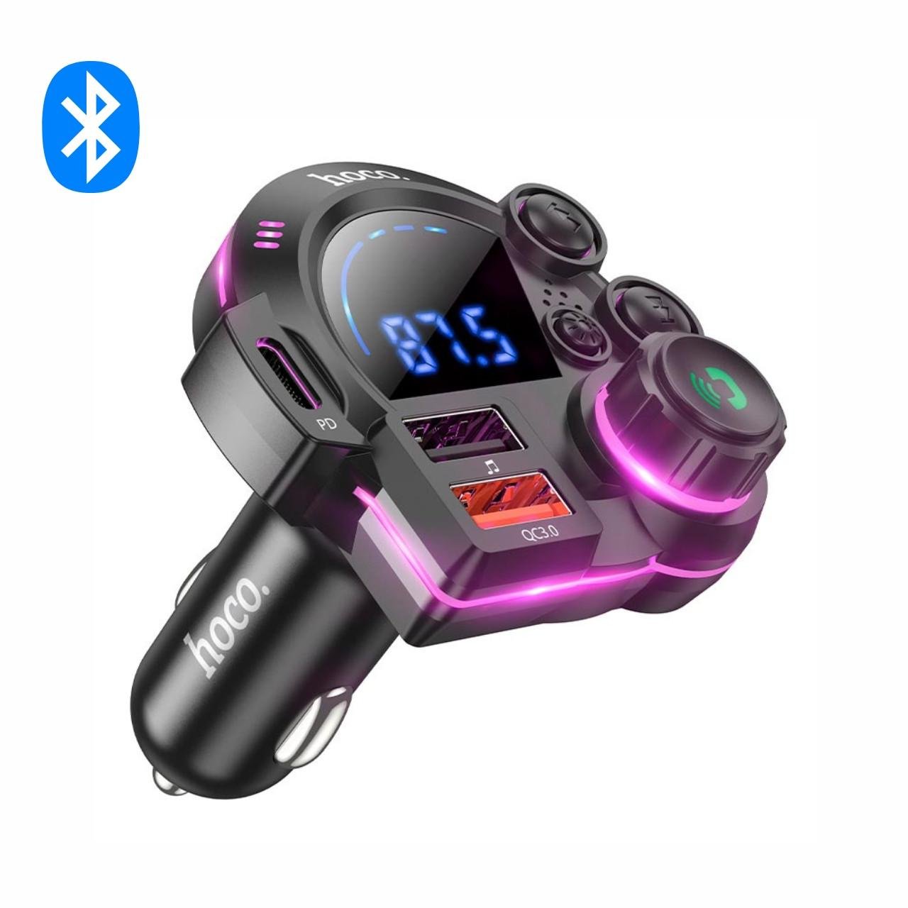 ФМ-модулятор для авто Hoco DFM01 Legend Bluetooth з 2 USB портами (29520393) - фото 9 ФМ-модулятор для авто Hoco DFM01 Legend Bluetooth з 2 USB портами (29520393) - фото 9