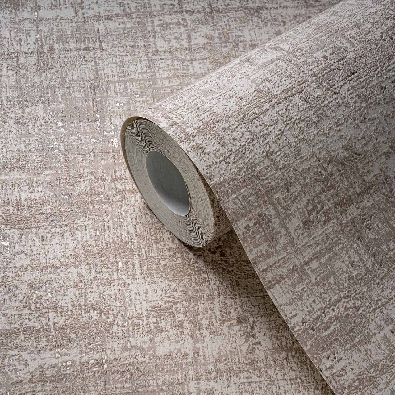 Обои флизелиновые AS Creation Metropolitan 39657-4 Фон винил горячего тиснения 0,53х10,05 м Бежевый