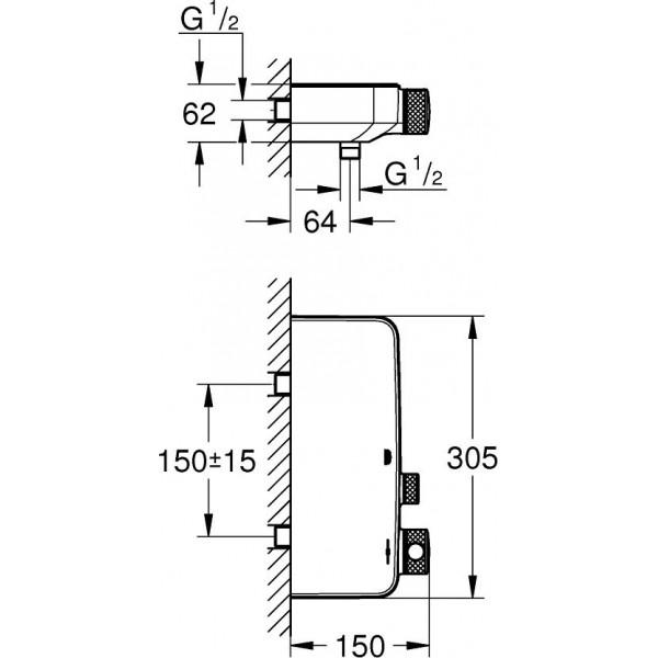 Душова система Grohe Grohtherm SmartControl (34721000) - фото 3