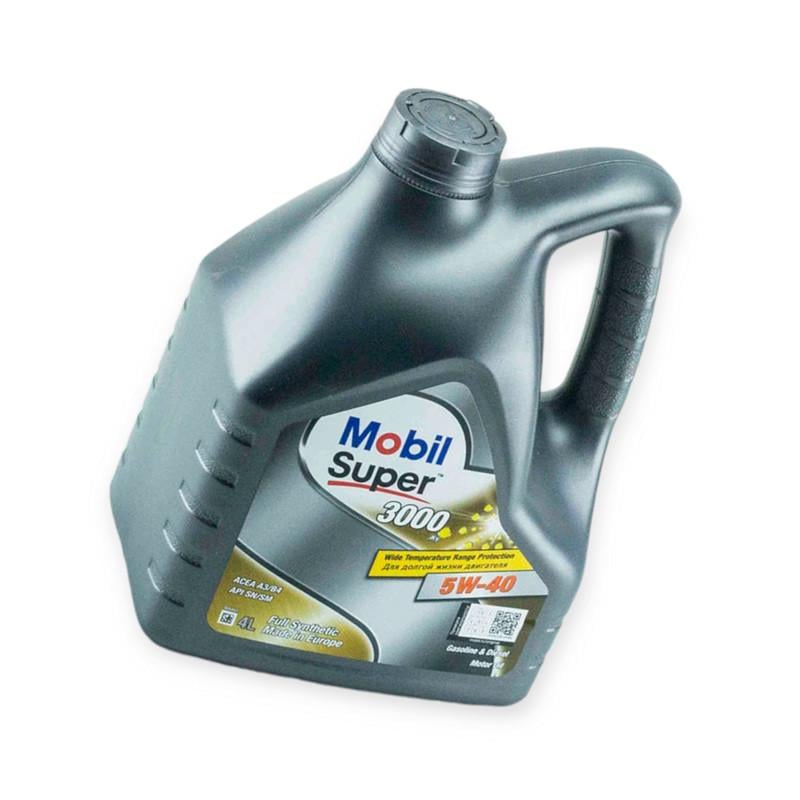 Масло моторное Mobil 5W-40 Super 3000 X1 SN/SM/A3/B4 4 л (2684192978)