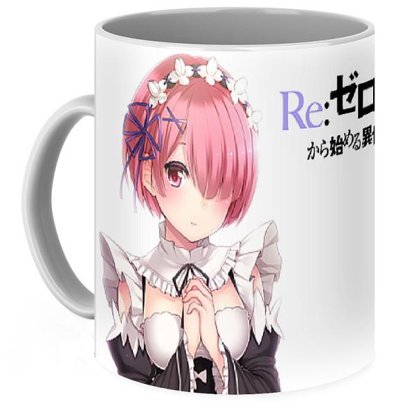 Чашка GeekLand Re:Zero. Жизнь с нуля в альтернативном мире Ram и Rem 