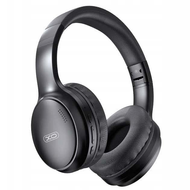 Наушники беспроводные Bluetooth c микрофоном Xo BE41 c ANC шумоподавлением Black
