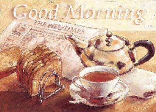 Алмазная мозаика на подрамнике Good morning 40x30 см (DM.221-pdr)