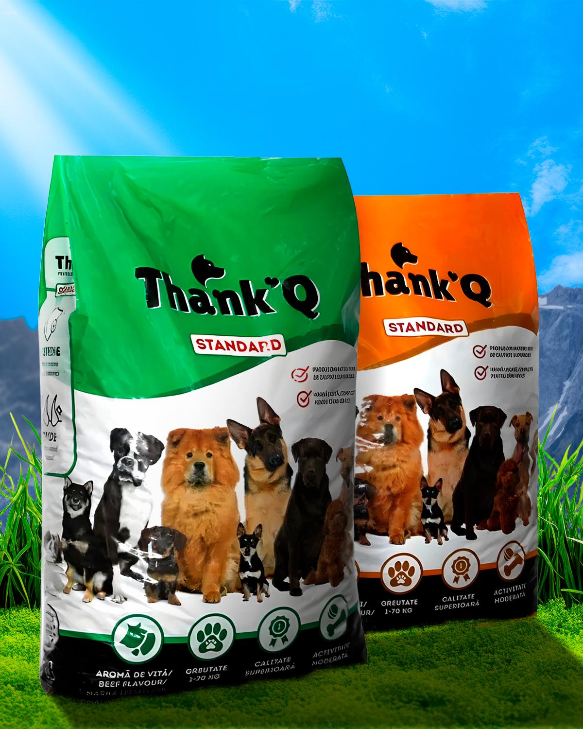 Корм сухий для собак усіх порід Thank'Q зі смаком яловичини та курки 20 кг - фото 3 Корм сухий для собак усіх порід Thank'Q зі смаком яловичини та курки 20 кг - фото 3