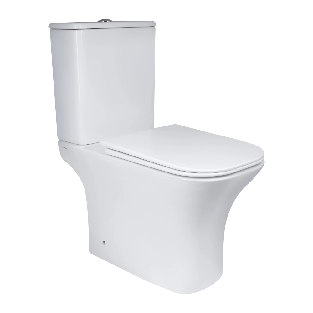 Унітаз підлоговий Qtap Presto Quadro Rimless QT24221215AW безобідковий 650х340 мм Білий (SD00052480) Унітаз підлоговий Qtap Presto Quadro Rimless QT24221215AW безобідковий 650х340 мм Білий (SD00052480)