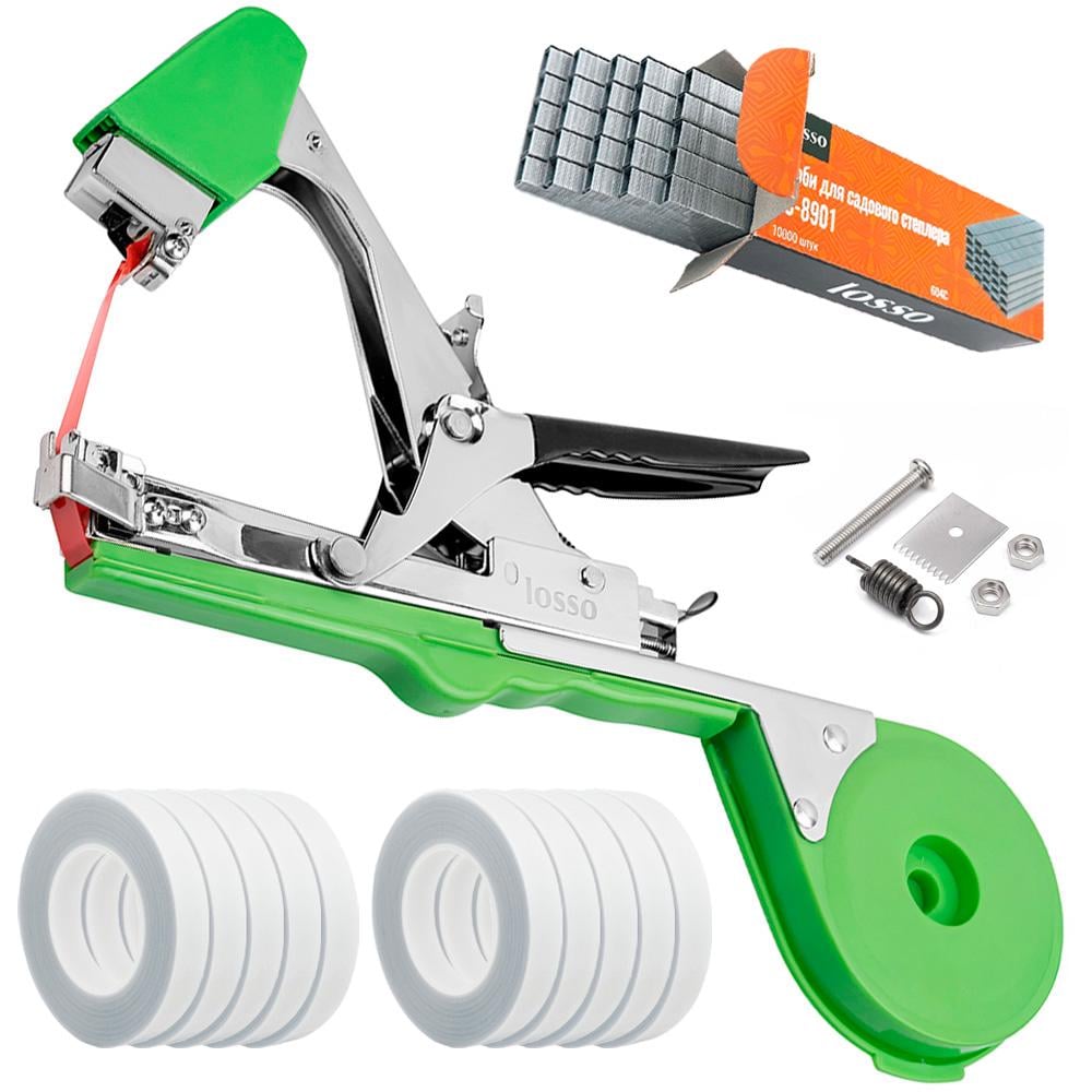 Комплект для подвязки растений LOSSO SC-8102 степлер/скобы/лента 10 шт. Белый (480011464) Комплект для подвязки растений LOSSO SC-8102 степлер/скобы/лента 10 шт. Белый (480011464)