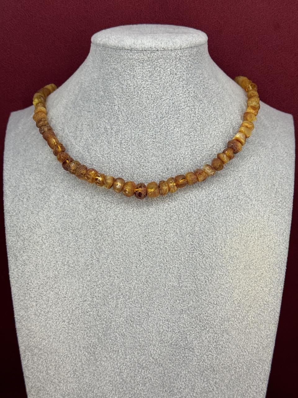 Ожерелье из янтаря лечебное 44 см (н-738)