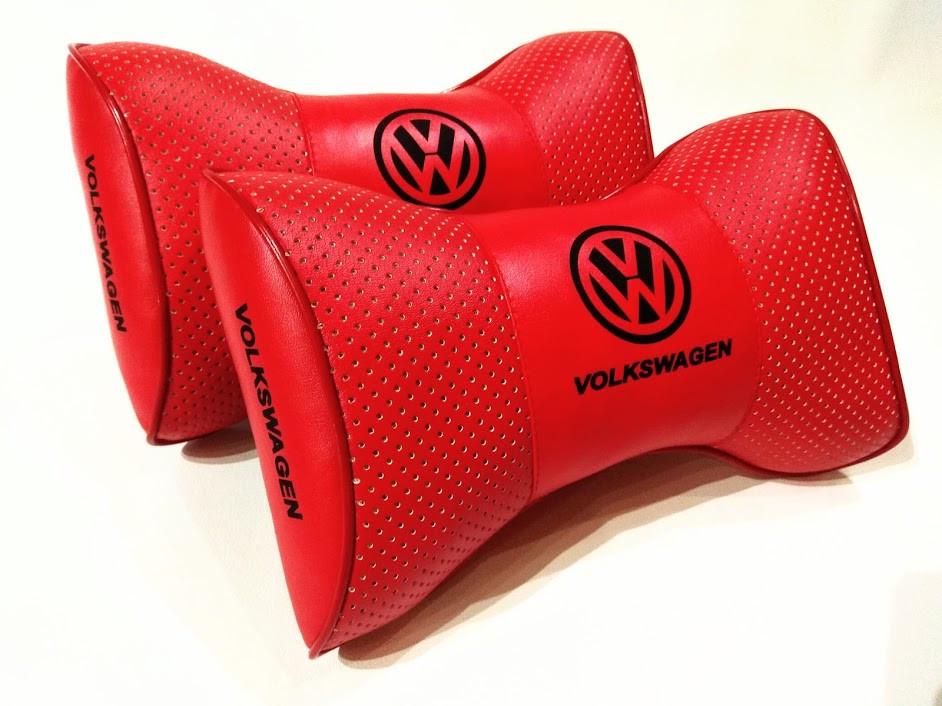 Подушка на подголовник авто Volkswagen 2 шт. (00770)