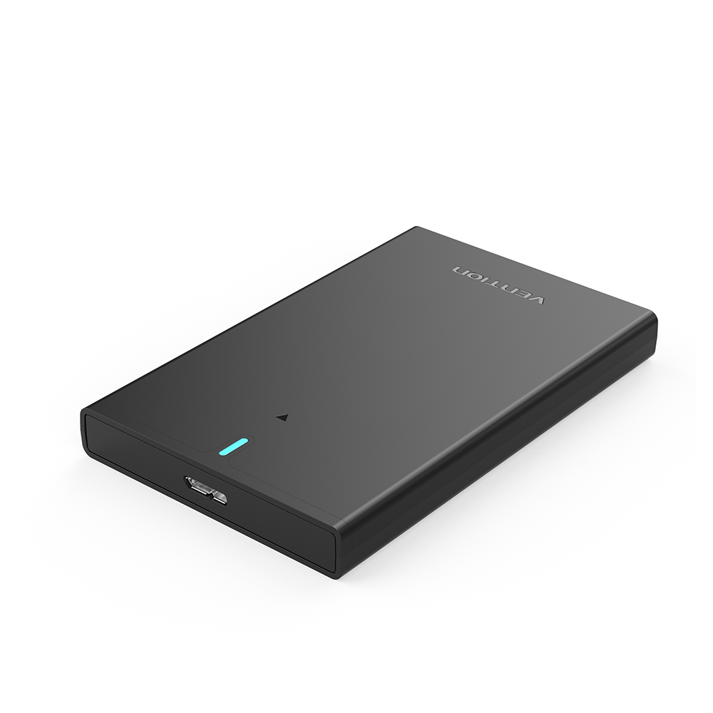 Корпус Vention для SSD/HDD 2,5"/5 Гбит/с USB 3.0 до SATA III с кабелем USB-Micro-USB Type-B Micro-B Черный (KPAB0) - фото 1 Корпус Vention для SSD/HDD 2,5"/5 Гбит/с USB 3.0 до SATA III с кабелем USB-Micro-USB Type-B Micro-B Черный (KPAB0) - фото 1