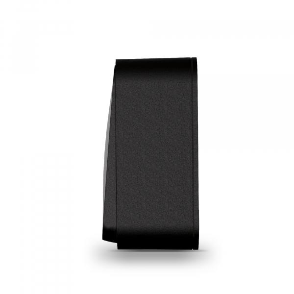 Вимикач Videx зовнішній двоклавішний Чорно-графітовий(IP20) - фото 3