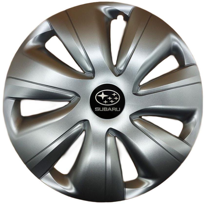 Колпаки SJS 503 с логотипом Subaru R17 4 шт. Серебряный