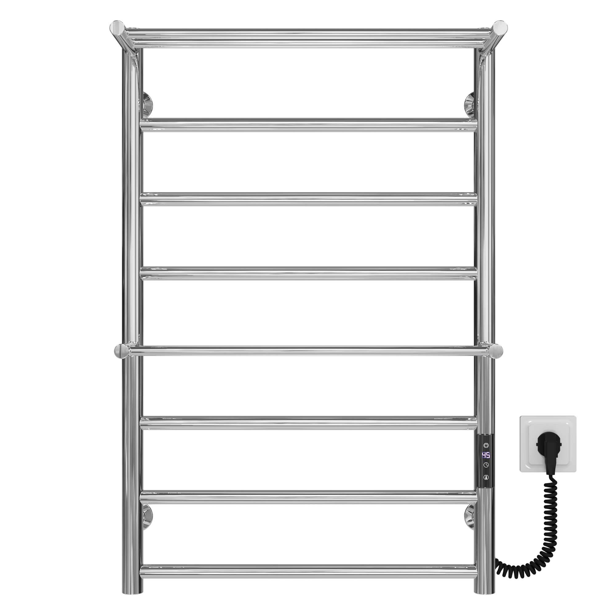 Полотенцесушитель электрический Deffi Терма Плюс П8 JD03 правое подключение нержавеющая сталь 500х800 мм Хром (C.TA.80.50.8.E.C.R.1)