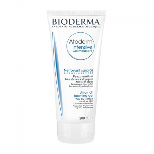 Гель очищающий для лица BIODERMA Atoderm Intensive gel moussant 200 мл (028124)