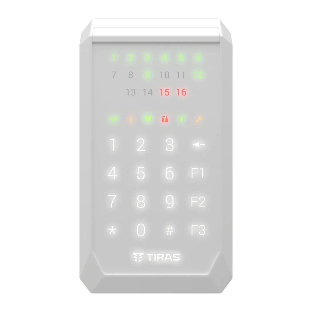 Клавіатура TIRAS K-PAD16 White (2982506438)