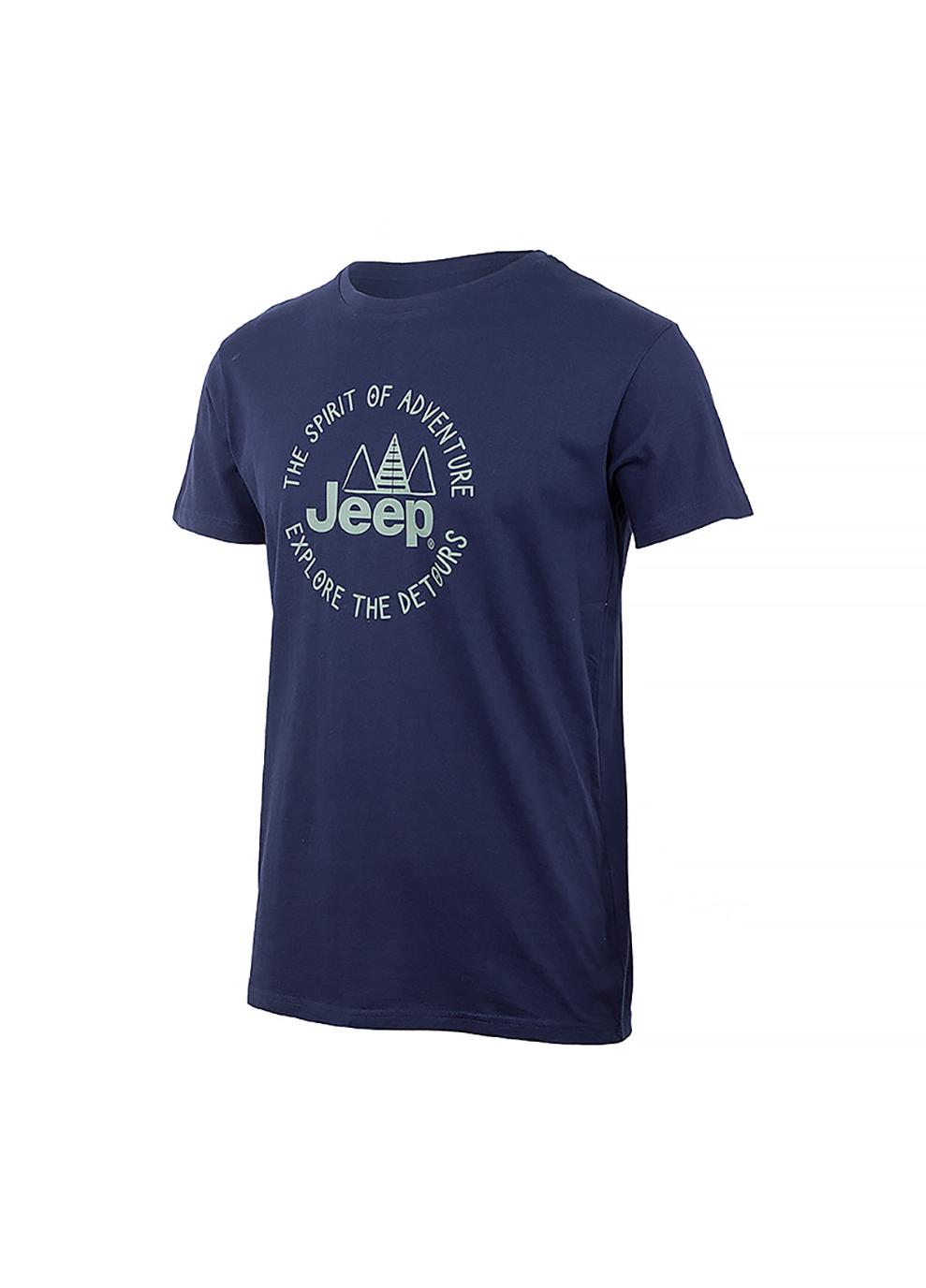 Футболка мужская JEEP T-SHIRT The spirit of Adventure L Синий (O102588-A184 L)