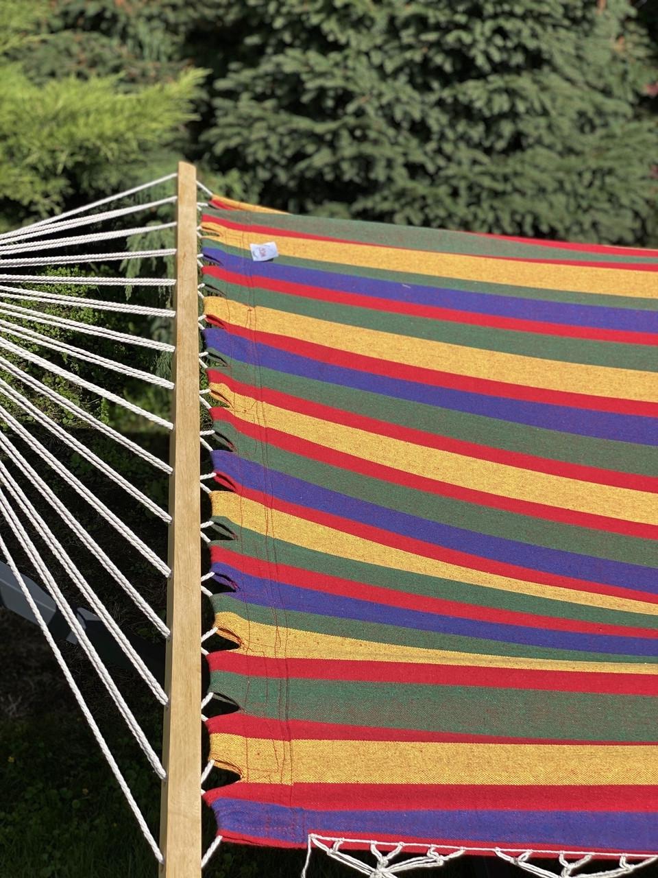 Гамак двомісний з планкою WCG Bali класичний XXL 200х150 см (H09-10-1) - фото 3