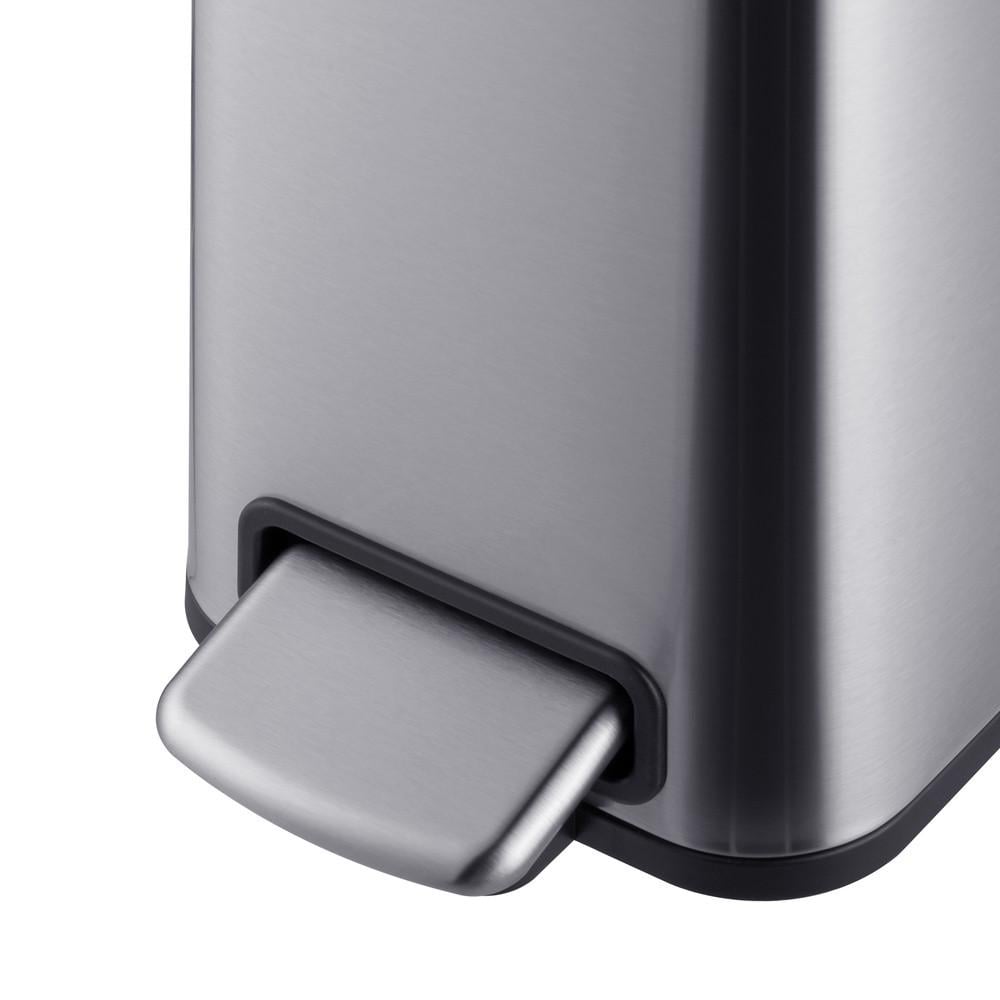 Відро для сміття з плавним закриттям MIXXUS Premium Quadro-TC0105 SS Color прямокутне 5 л Нержавіюча сталь (MI7062) - фото 9 Відро для сміття з плавним закриттям MIXXUS Premium Quadro-TC0105 SS Color прямокутне 5 л Нержавіюча сталь (MI7062) - фото 9