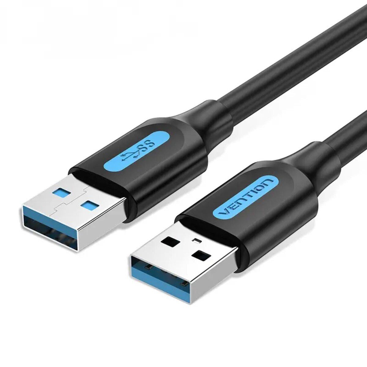 Кабель-удлинитель Vention CONBG USB 3.0 A Male to A Male 1,5 м Black (25173514)