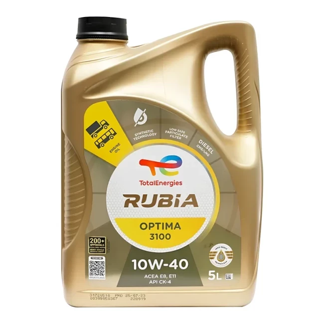 Моторная смазка Total Rubia OPTIMA 3100 10W-40 5 л (228919)