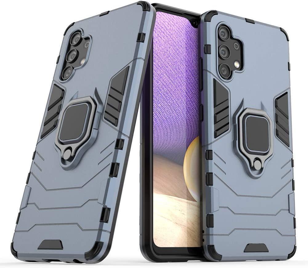 Противоударный чехол Samsung Galaxy A32 A325 (подставка кольцо) Graphite (21809-40)