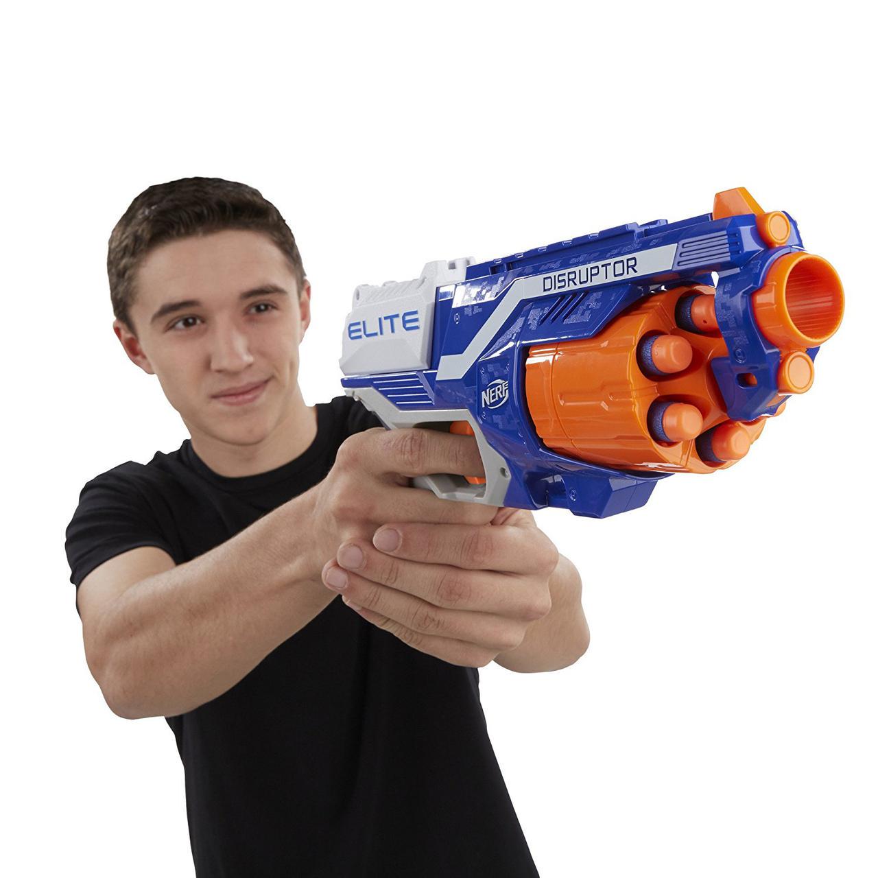 Бластер Nerf N-Strike Elite Disruptor (B9837) - фото 4 Бластер Nerf N-Strike Elite Disruptor (B9837) - фото 4