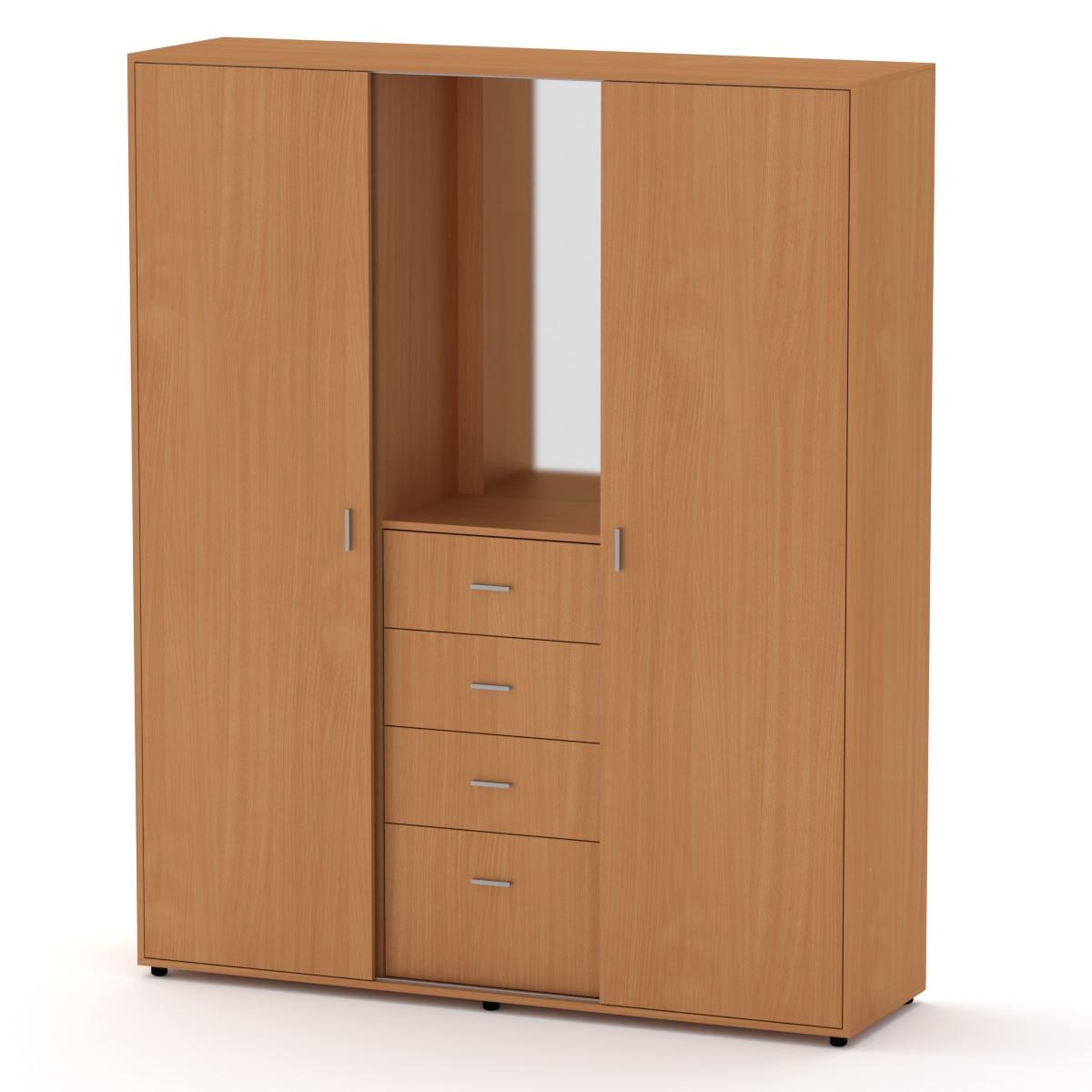 Передпокій-купе Компаніт Ангеліна 160х44,8х195 см Бук (26623553)