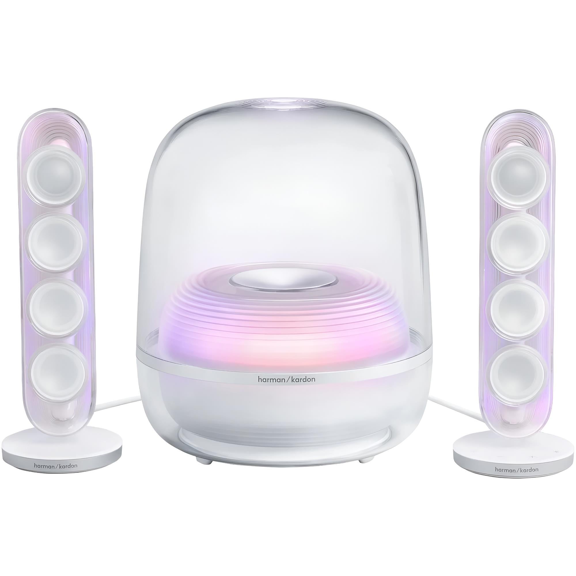Акустична система бездротова Harman/Kardon SoundSticks 5 2.1 190 Вт Bluetooth 5.4 White (HKSOUNDSTK5WEP)