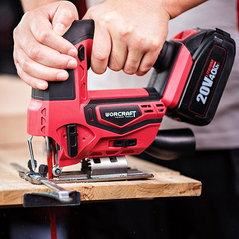 Лобзик аккумуляторный Worcraft CJS-S20Li с аккумулятор 4А и зарядное LED-подсветка (43008) - фото 14 Лобзик аккумуляторный Worcraft CJS-S20Li с аккумулятор 4А и зарядное LED-подсветка (43008) - фото 14