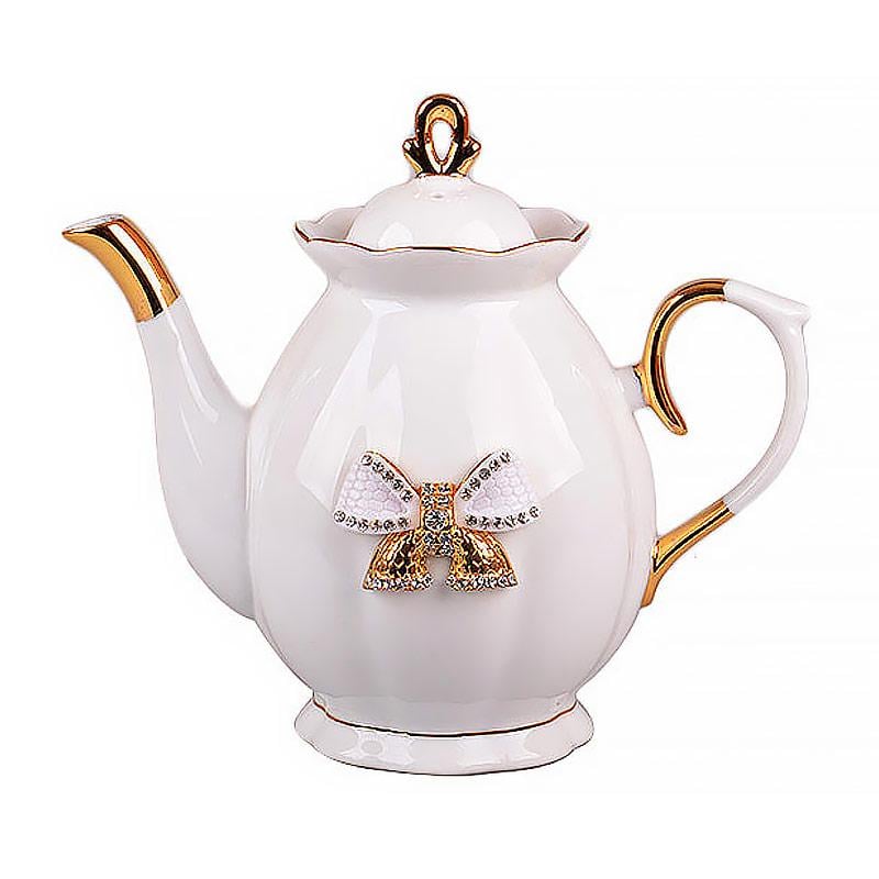 Чайник фарфоровий заварювальний Light House Принцеса 550 мл Білий (55-2552)