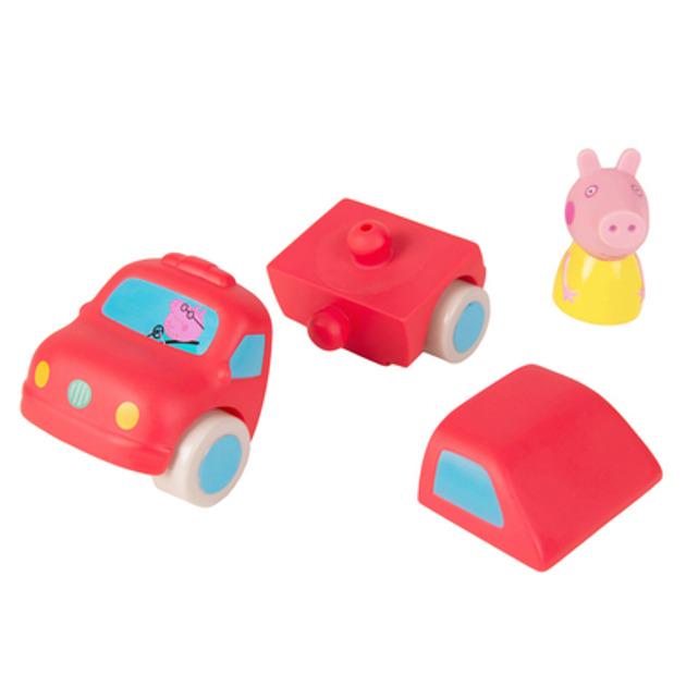 Іграшка-конструктор для ванни Пеппа та машинка (122256) - фото 2 Іграшка-конструктор для ванни Пеппа та машинка (122256) - фото 2