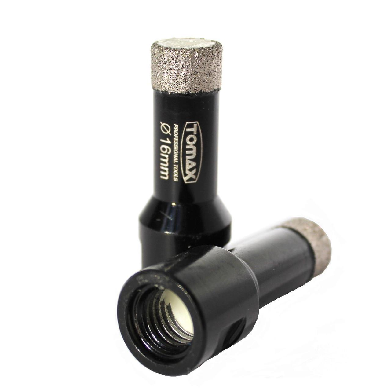 Коронка для плитки/керамогранита TOMAX 16 мм на УШМ/болгарку алмазная (2241596211) - фото 3 Коронка для плитки/керамогранита TOMAX 16 мм на УШМ/болгарку алмазная (2241596211) - фото 3