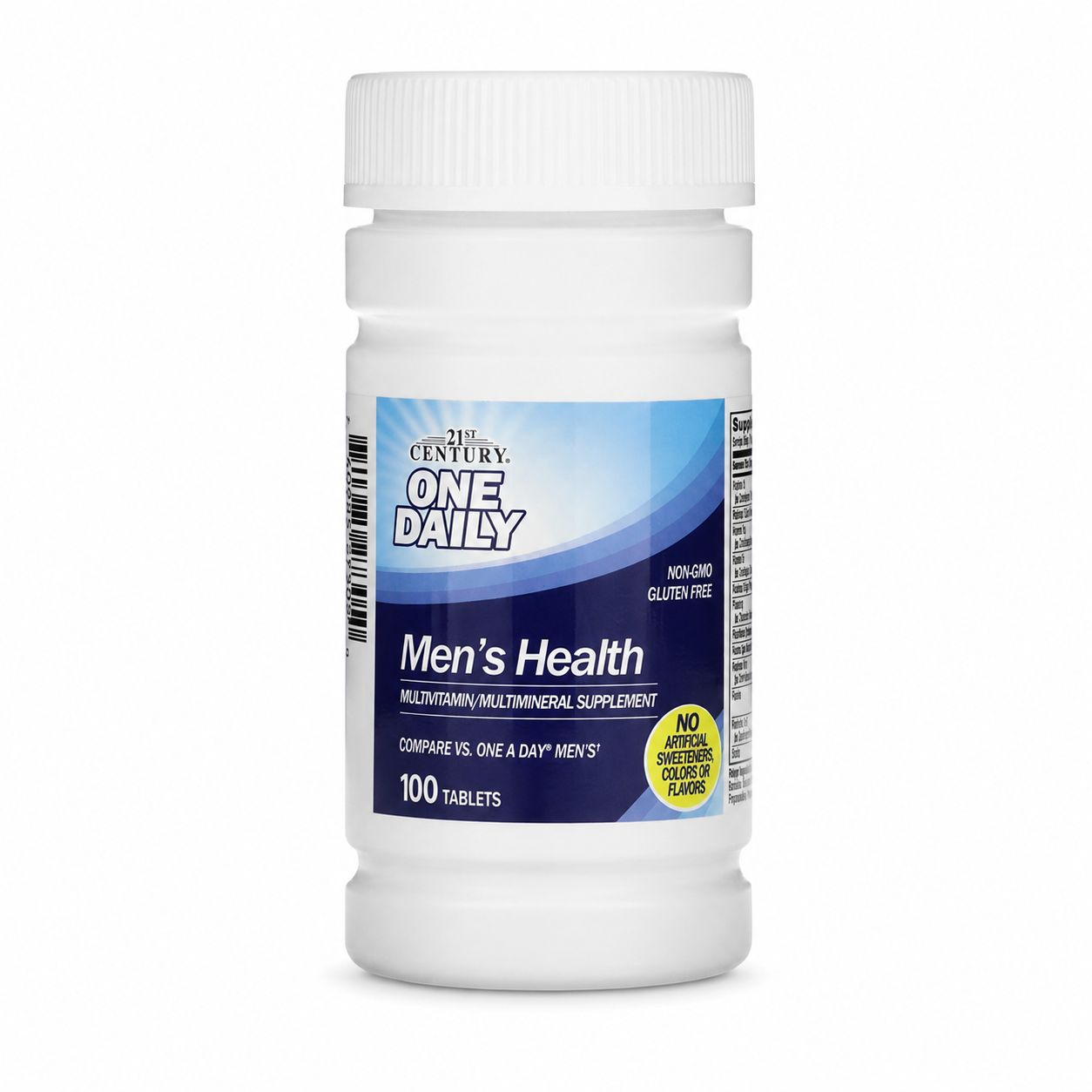 Мультивітаміни для чоловіків 21st Century One Daily Men's Health з вітамінами та мінералами без глютену і ГМО 100 таблеток Мультивітаміни для чоловіків 21st Century One Daily Men's Health з вітамінами та мінералами без глютену і ГМО 100 таблеток