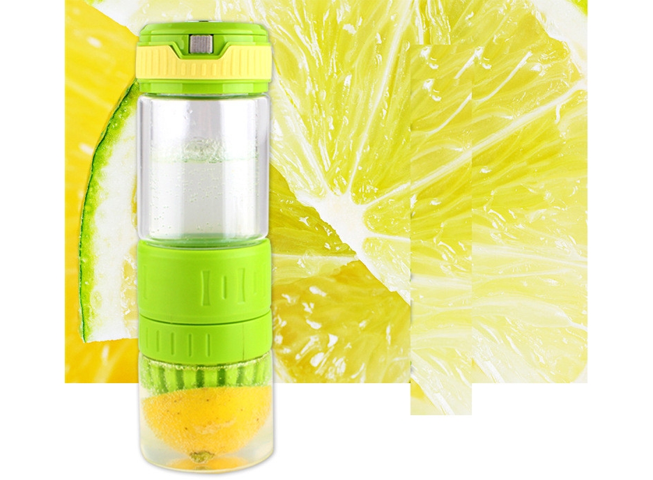 Бутылка для воды и напитков с соковыжималкой 800 мл