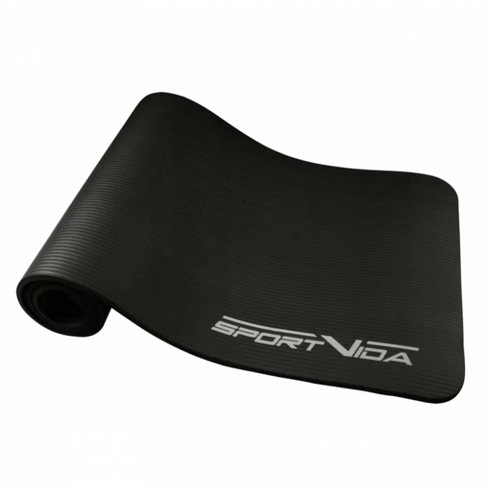 Килимок SportVida NBR 1 см Black (22928)