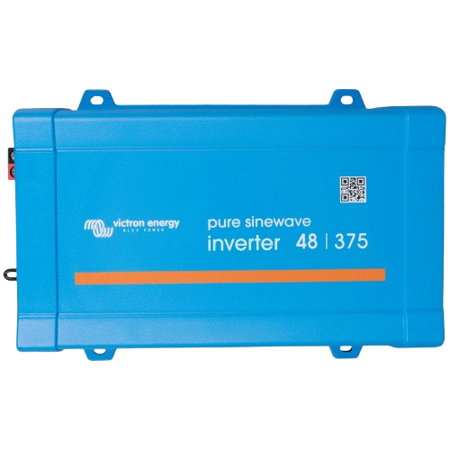 Автономный инвертор Victron Energy Inverter 48/375 с чистой синусоидой, 300 Вт, входное напряжение 36.8–62 В, розетки Schuko, интерфейс VE.Direct, Син