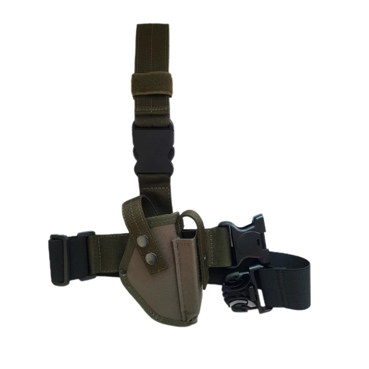 Кобура набедренная ПМ эконом oxford 600d Хаки (1972814382) - фото 3 Кобура набедренная ПМ эконом oxford 600d Хаки (1972814382) - фото 3