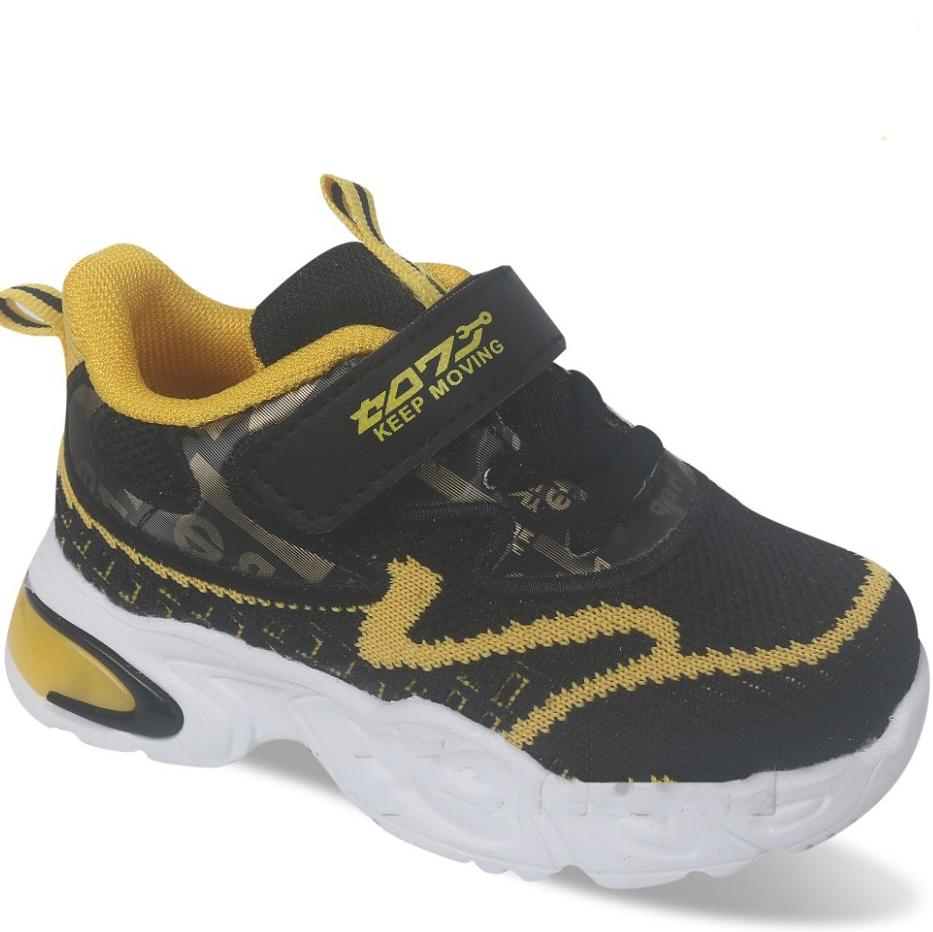 Текстильные кроссовки Tom.m 9949E р. 26 Черно-желтый Текстильные кроссовки Tom.m 9949E р. 26 Черно-желтый