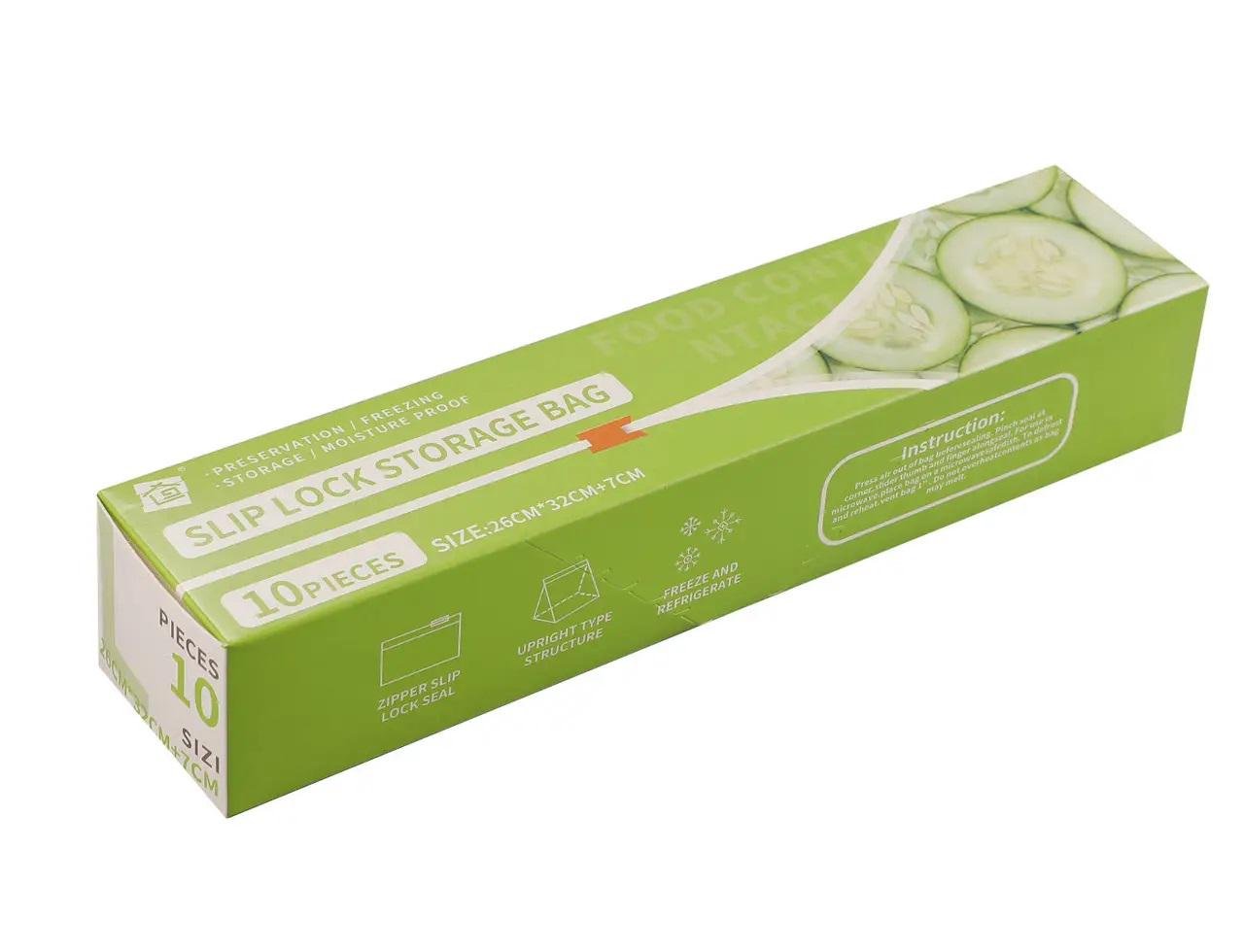 Пакети Zip вакуумні для зберігання харчових продуктів 10 шт. (d6960faa)