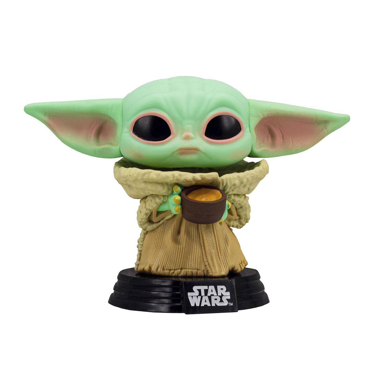 Детская игровая фигурка Funko POP The Mandalorian Grogu Малыш с чашкой (49933)