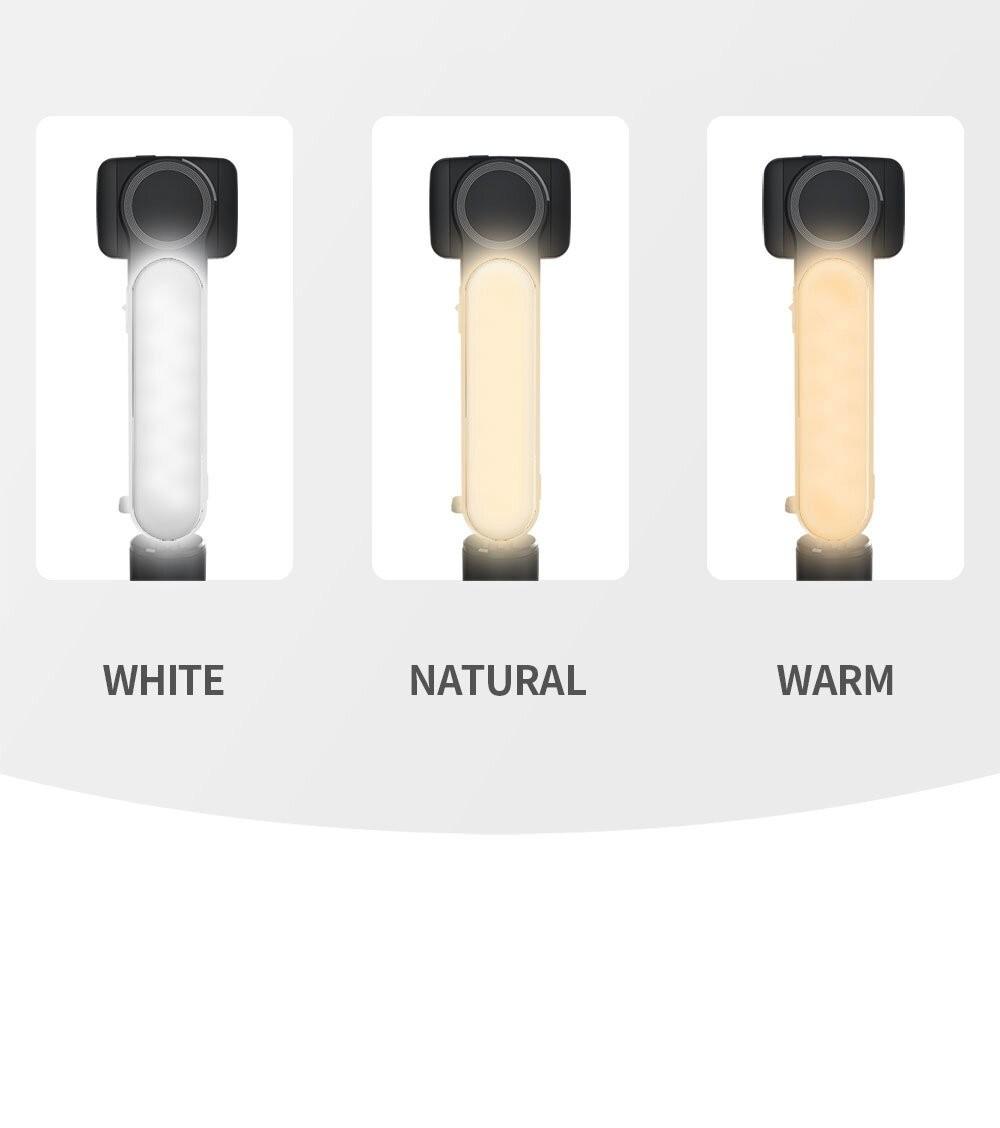 Селфи-монопод со стабилизатором Gimbal Stabilizer Button Bluetooth LED Lamp L09 - фото 5 Селфи-монопод со стабилизатором Gimbal Stabilizer Button Bluetooth LED Lamp L09 - фото 5